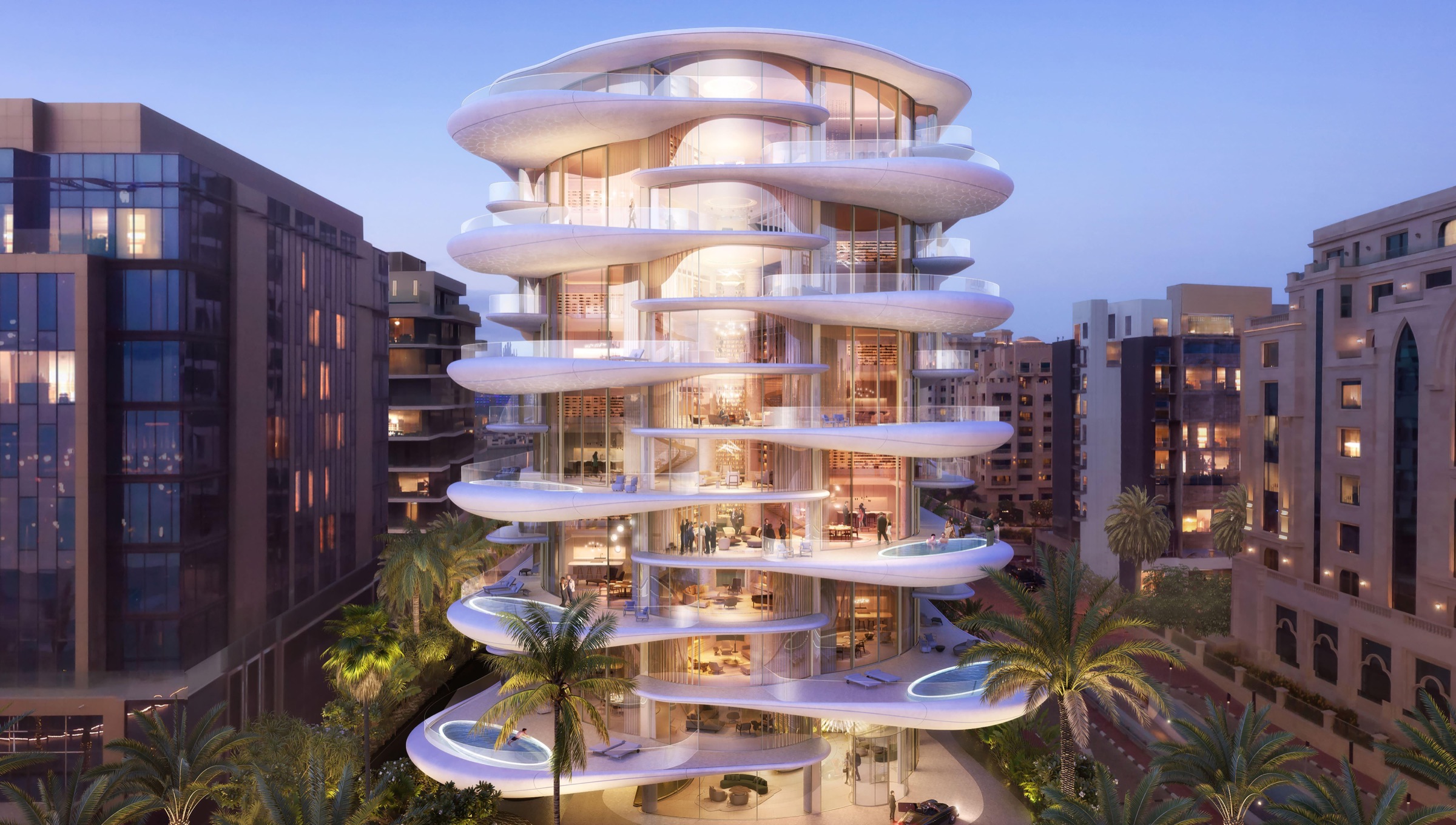Palm Flower — Palm Jumeirah main view