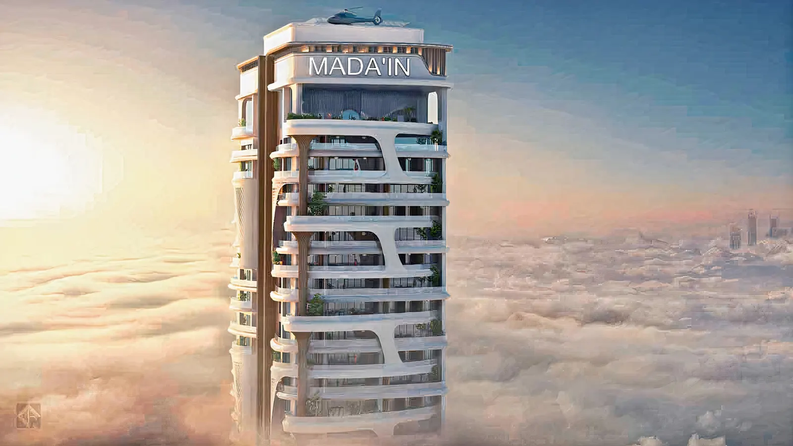 Mada’in Tower – 1–5 Yatak Odalı Daire, Dubleks ve Malikâneler in Dubai Marina, Dubai